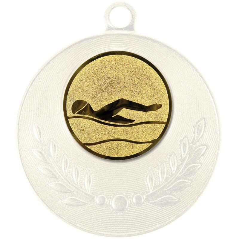 Medaglia adesiva nuoto