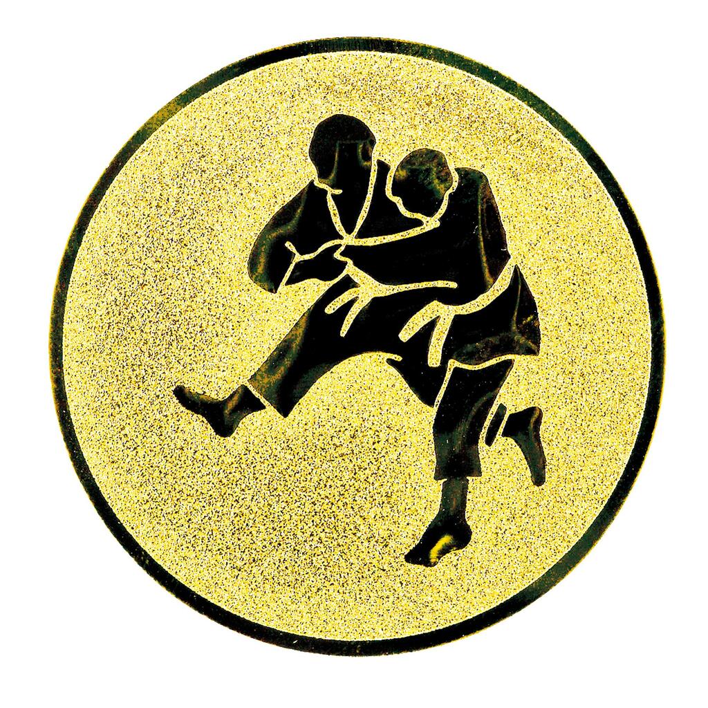 Selbstklebende Plakette „Judo“ für sportliche Auszeichnungen
