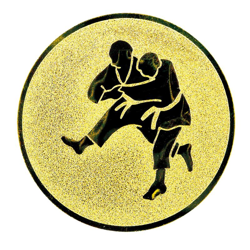 Pastille adhésive "Judo" pour récompenses sportives