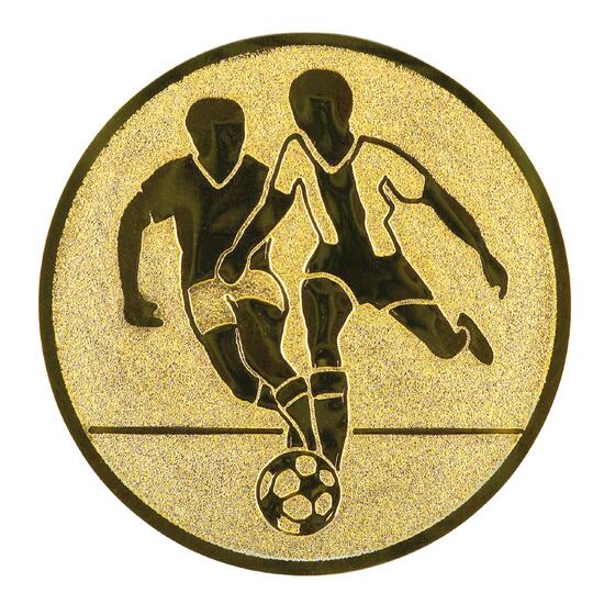 Plaatje voetbal goud