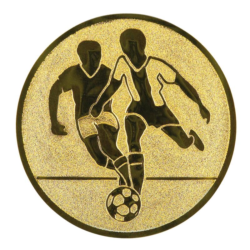 Placchetta adesiva "Football" per riconoscimenti sportivi