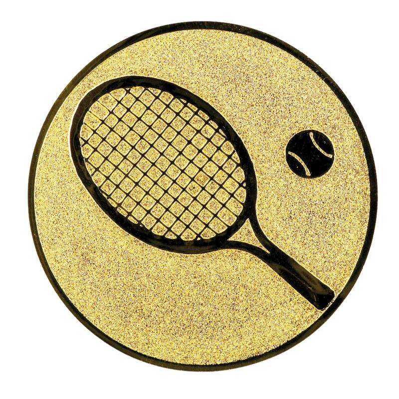 Placchetta adesiva "Tennis" per riconoscimenti sportivi