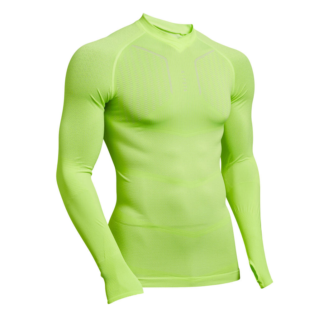 Funktionsshirt langarm Keepdry 500 Damen/Herren blau/rosa