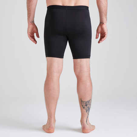 Adult Base Layer Shorts Keepdry 100 - Black