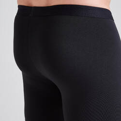 Adult Base Layer Shorts Keepdry 100 - Black