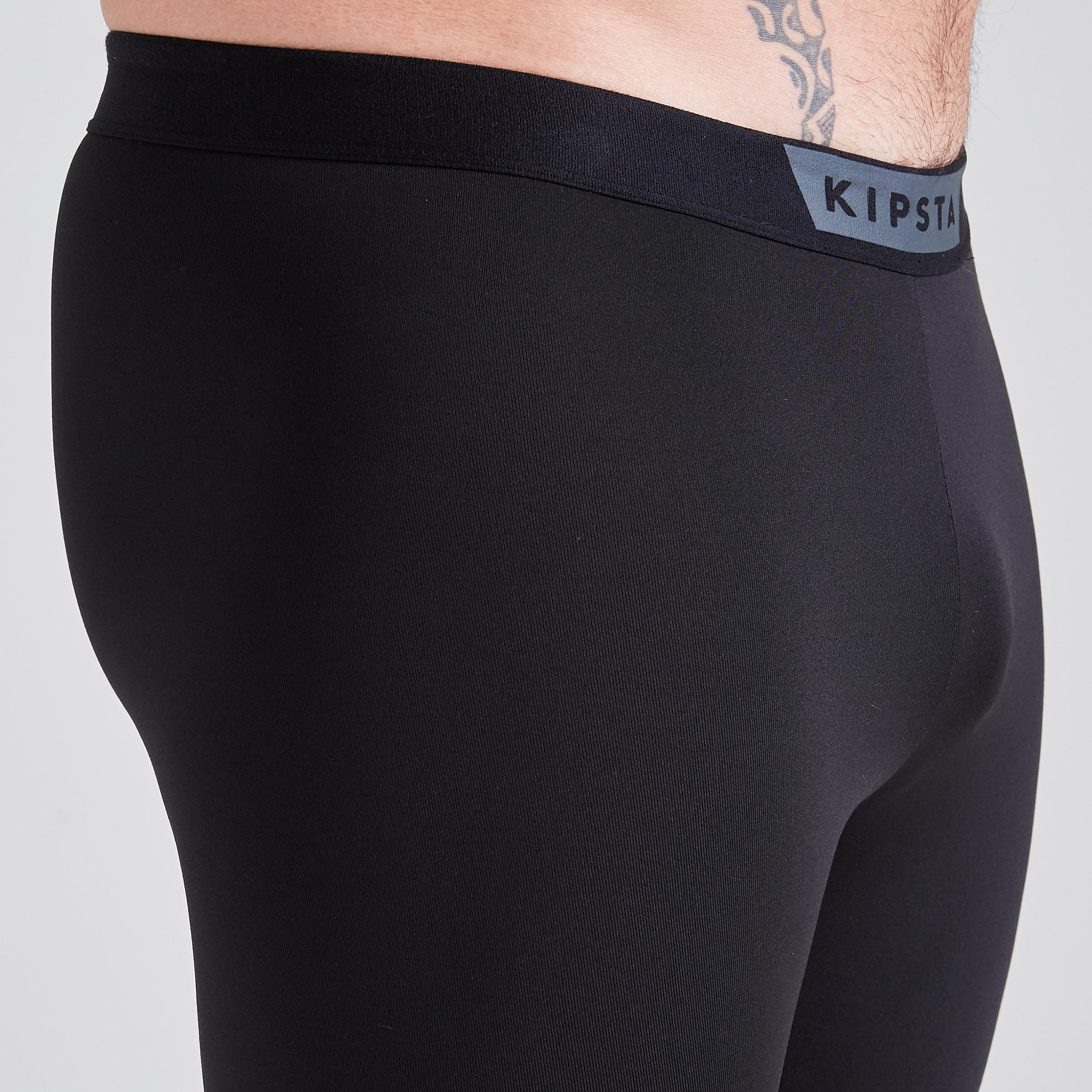 Sous-short de football Keepdry 100 noir - KIPSTA