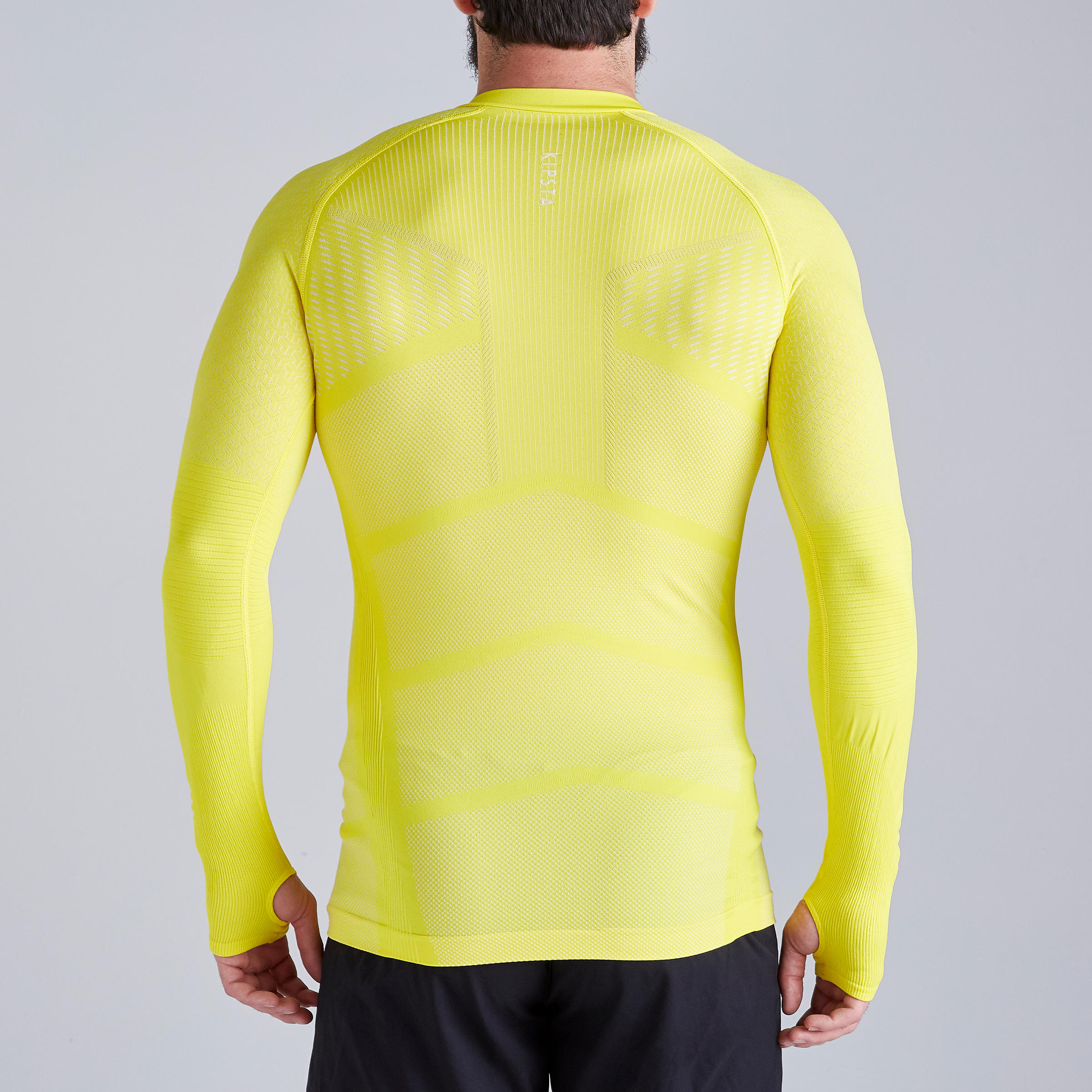 mens yellow base layer
