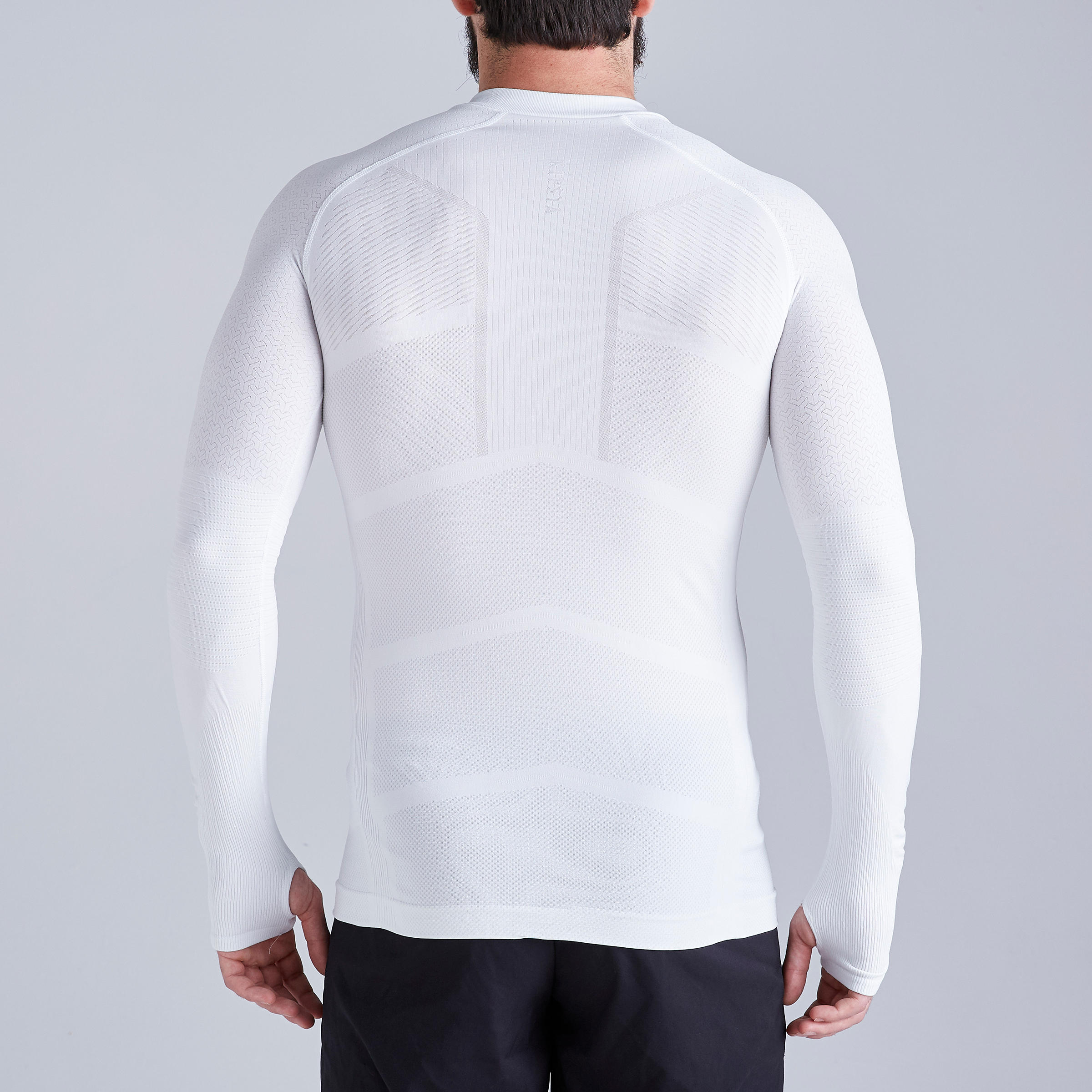 Sous-vêtement Keepdry 500 adulte manches longues blanc 4/17