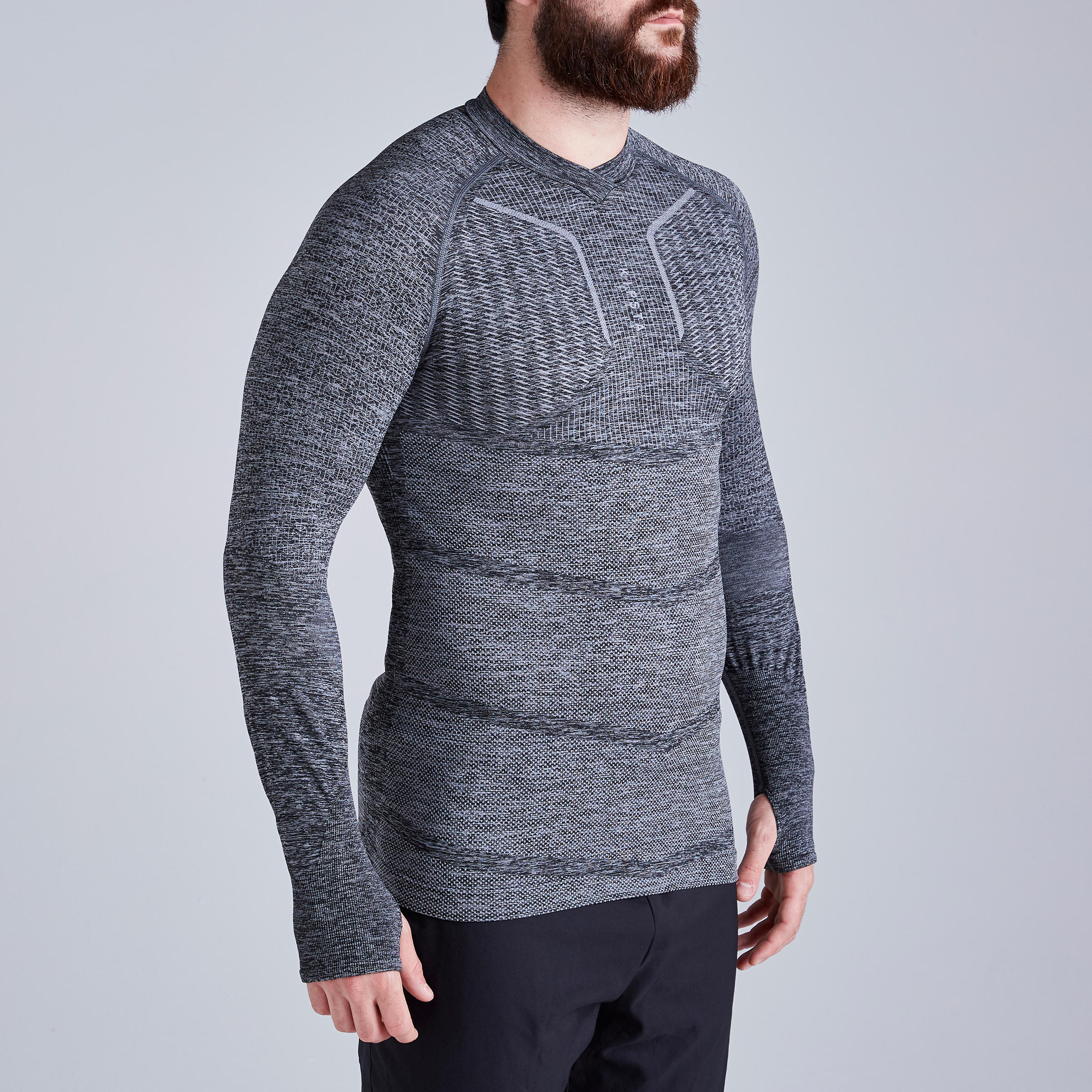 Camiseta Térmica Fútbol Kipsta Keepdry 500 Manga Larga Adulto KIPSTA |  Decathlon