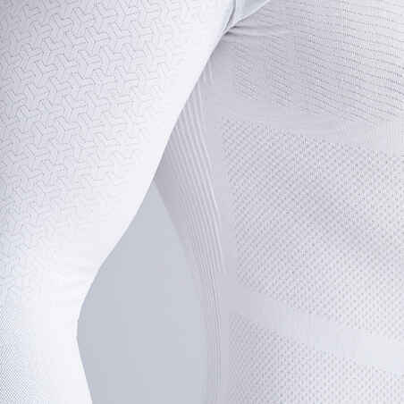 Adult breathable football base layer, white