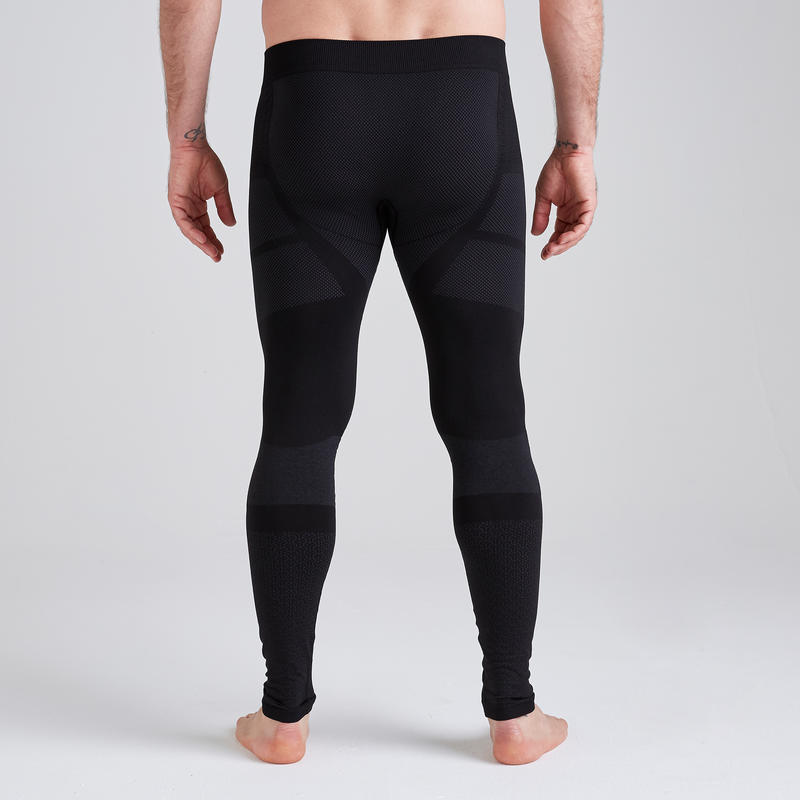 Men's Football Tights Keepdry 500 Black Decathlon