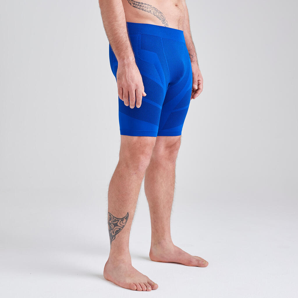 Men's Football Undershorts Keepdry 500 - Indigo Blue