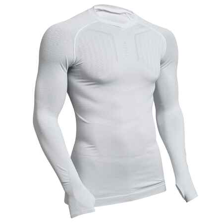 Adult breathable football base layer, white