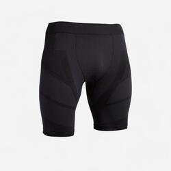 Short térmico de fútbol Adulto Kipsta Keepdry 500 negro