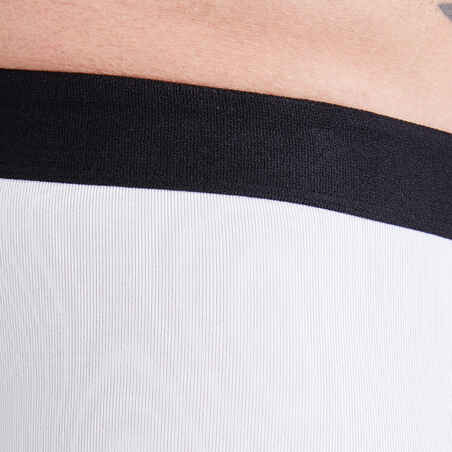 Adult Football Undershorts Keepdry 100 - White