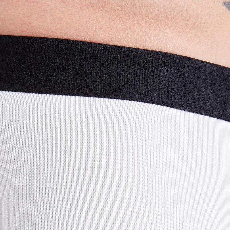 Sous-short de football adulte Keepdry 100 blanc