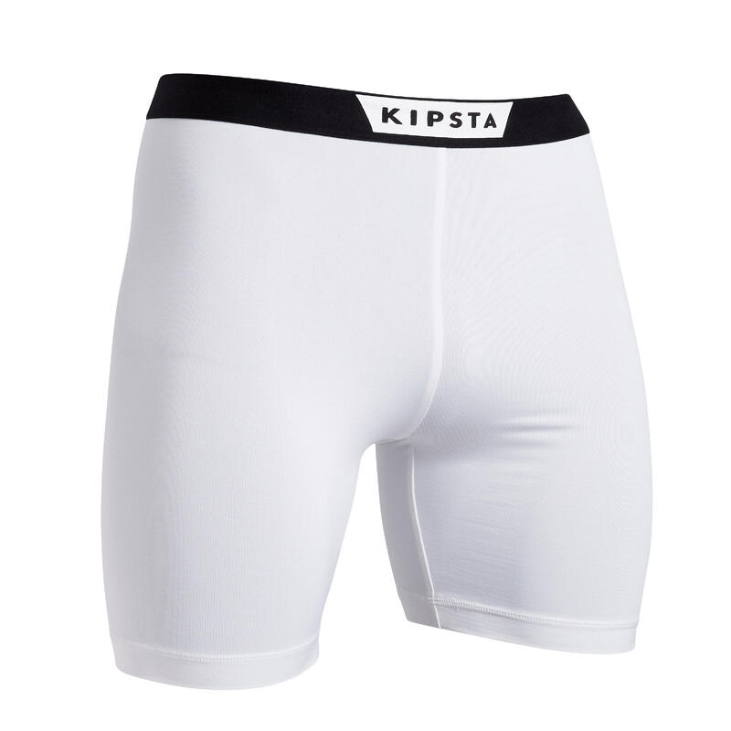 Sous-short de football adulte Keepdry 100 blanc