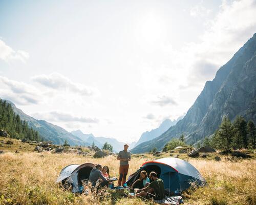 Wild camping