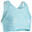Top de Ginástica Respirável Criança S900 Menina Azul Claro AOP