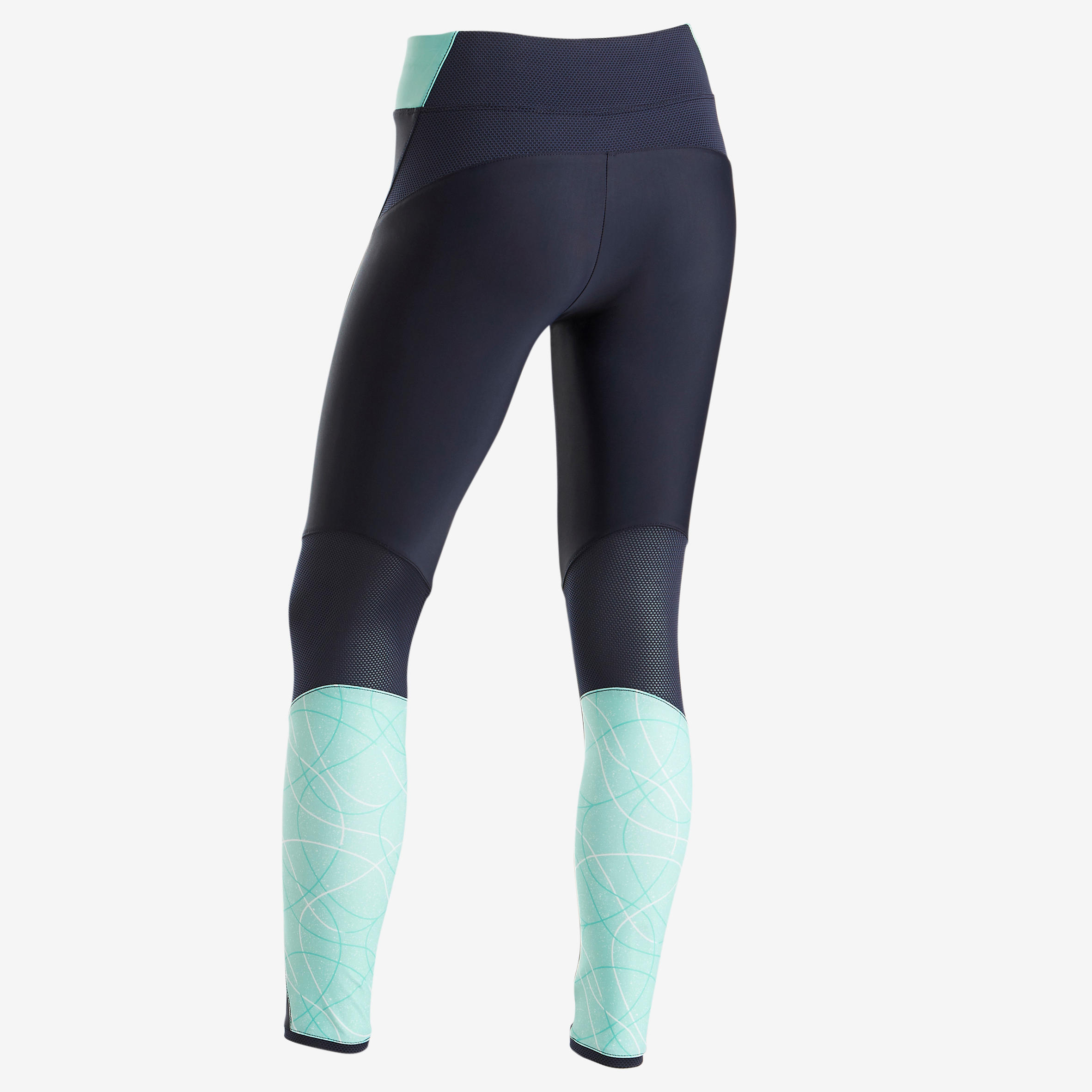 Legging respirant S900 fille GYM ENFANT bleu AOP 3/5
