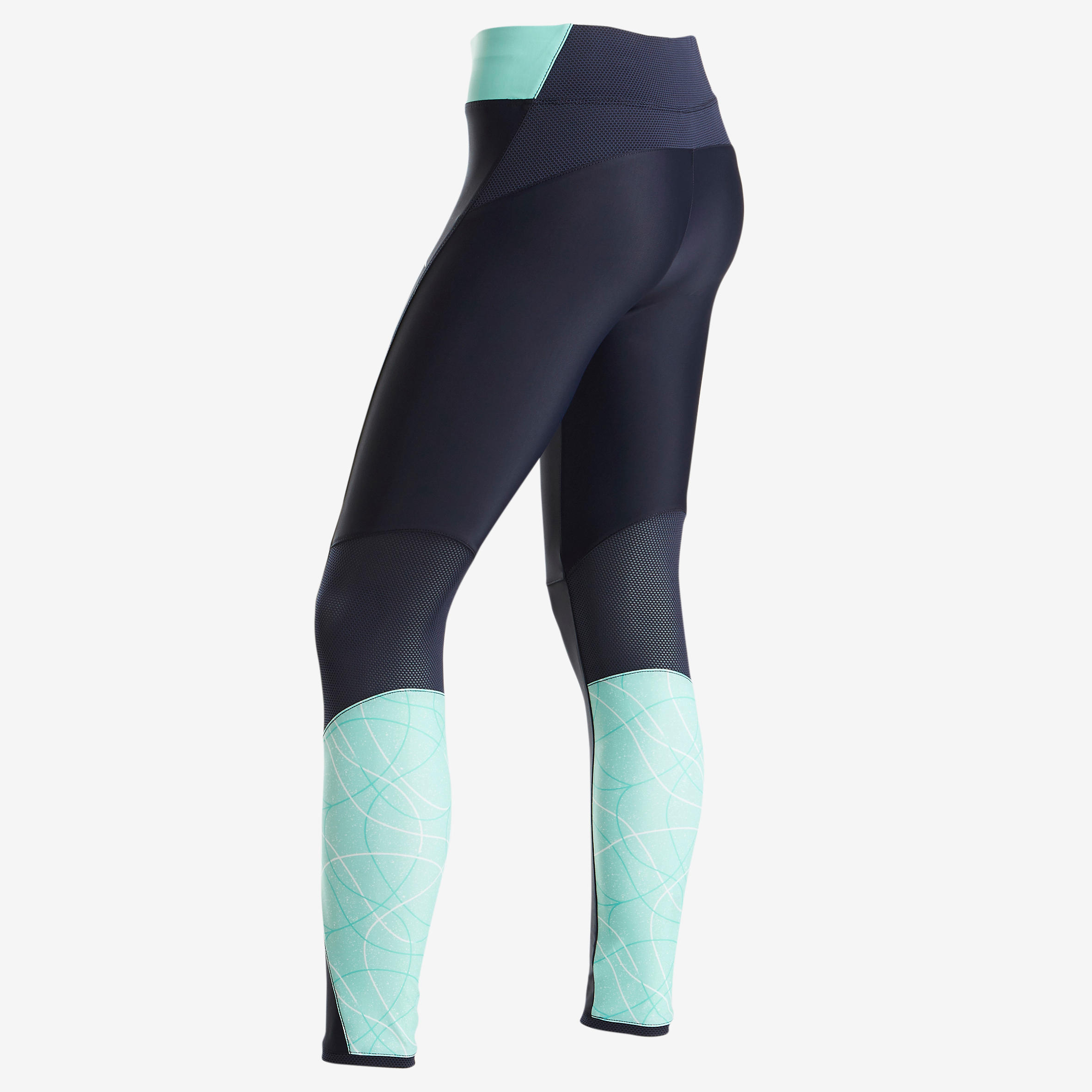 Legging respirant S900 fille GYM ENFANT bleu AOP 2/5