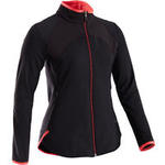 Domyos Warm en ademend vest S900 meisjes GYM KINDEREN zwart