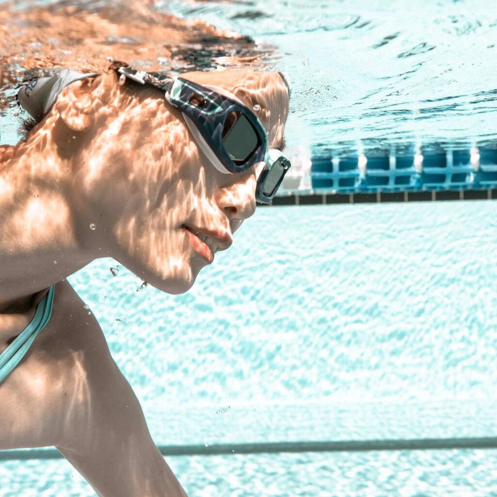 Schwimmbrillen-Glas Stärke -6.00 für Schwimmbrille Selfit Grösse S getönt