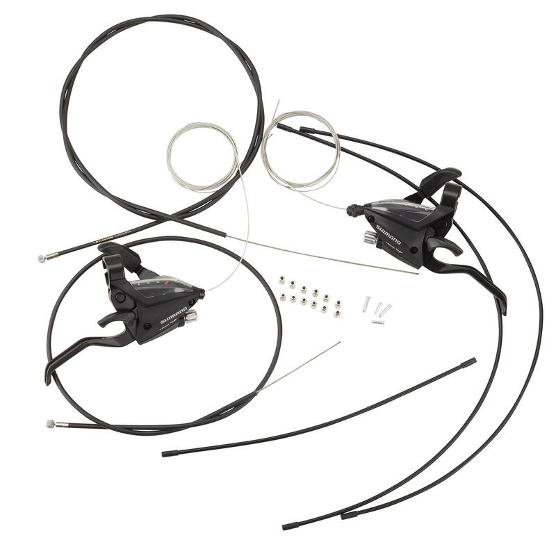 PRODUCTO OCASIÓN: Juego Manetas Cambios 3X7 Velocidades + Palancas Frenos Mtb
