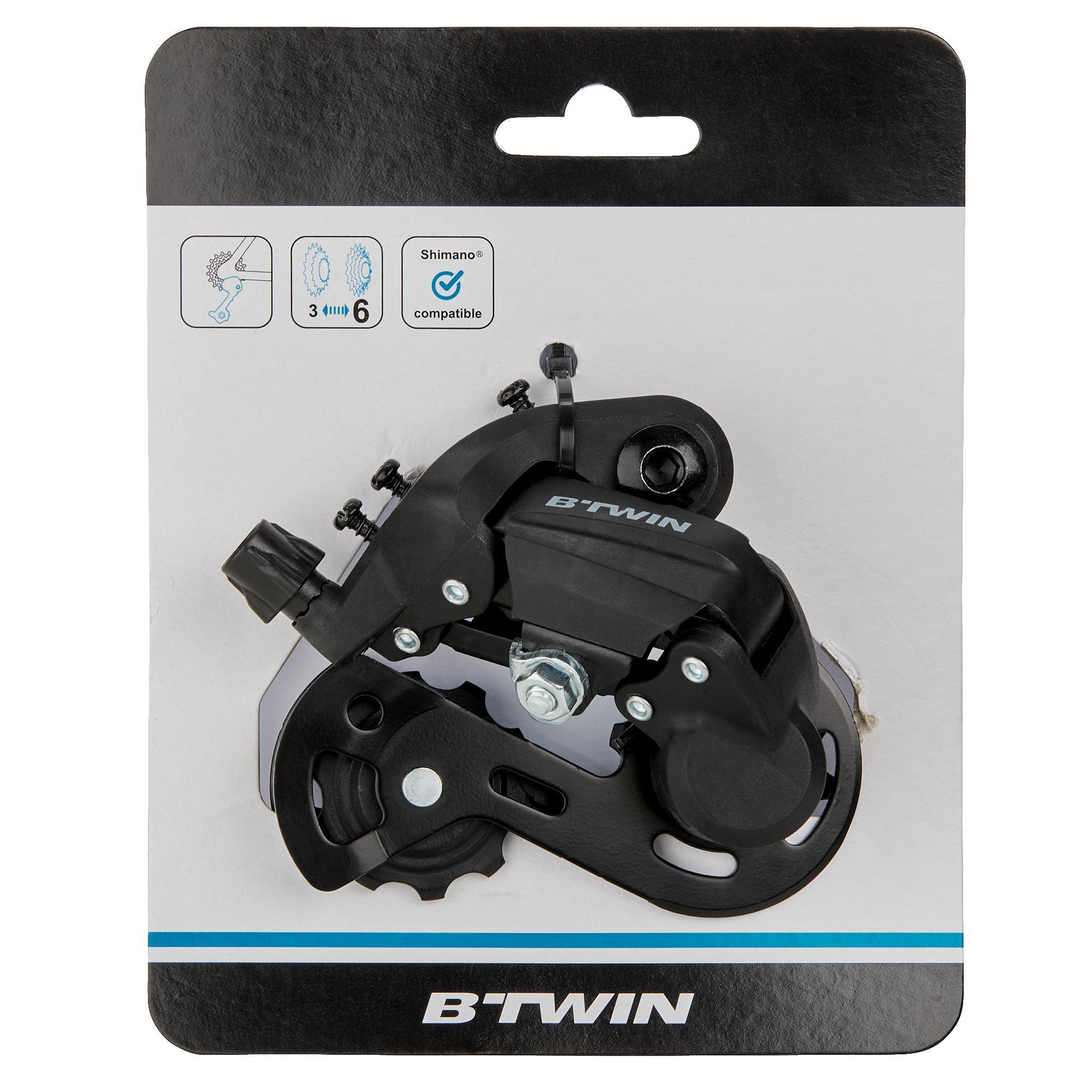 Deragliatore posteriore da 3 a 6 velocità DECATHLON | DECATHLON