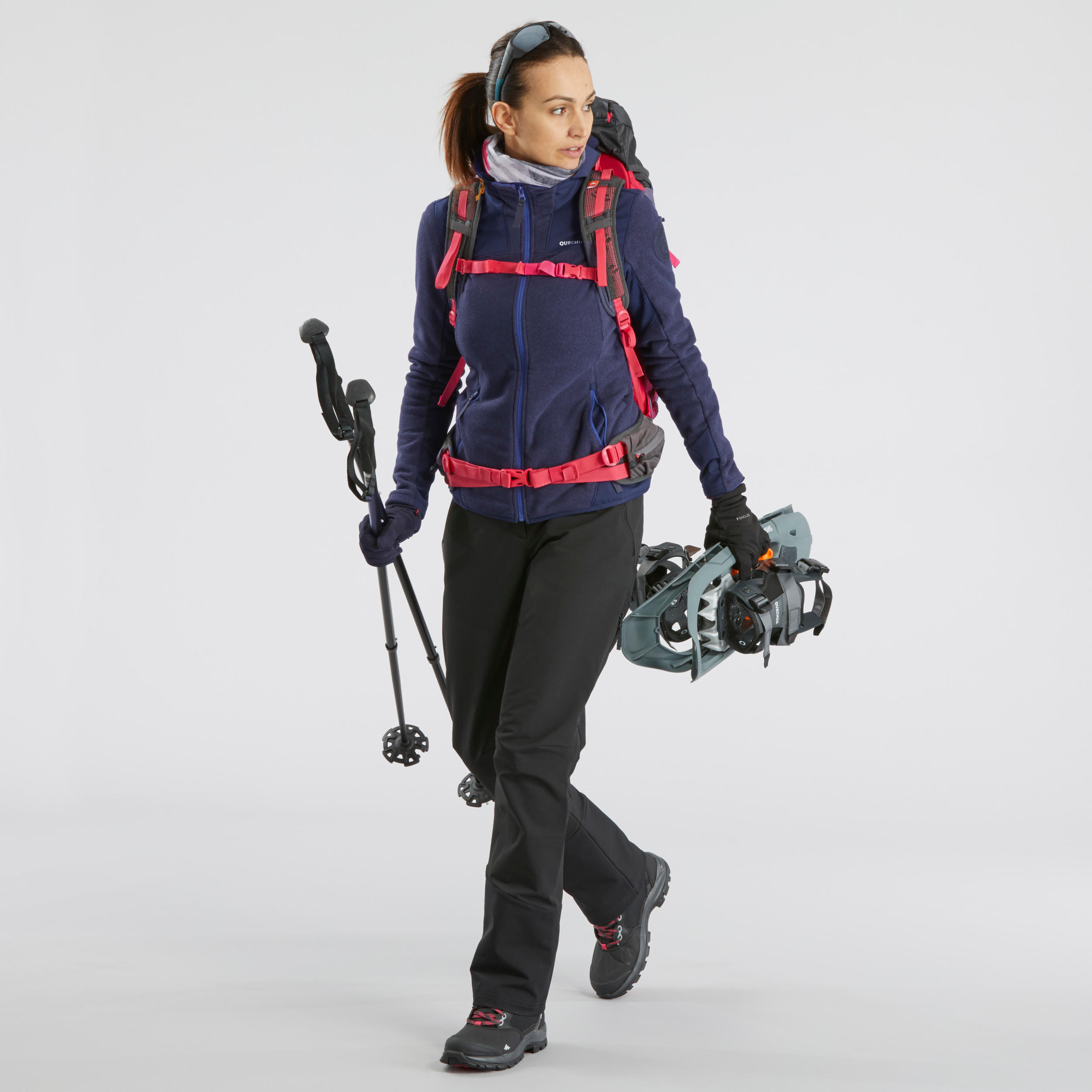 SH 520 X-Warm Hiking Pants with Gaiters - Women - QUECHUA
