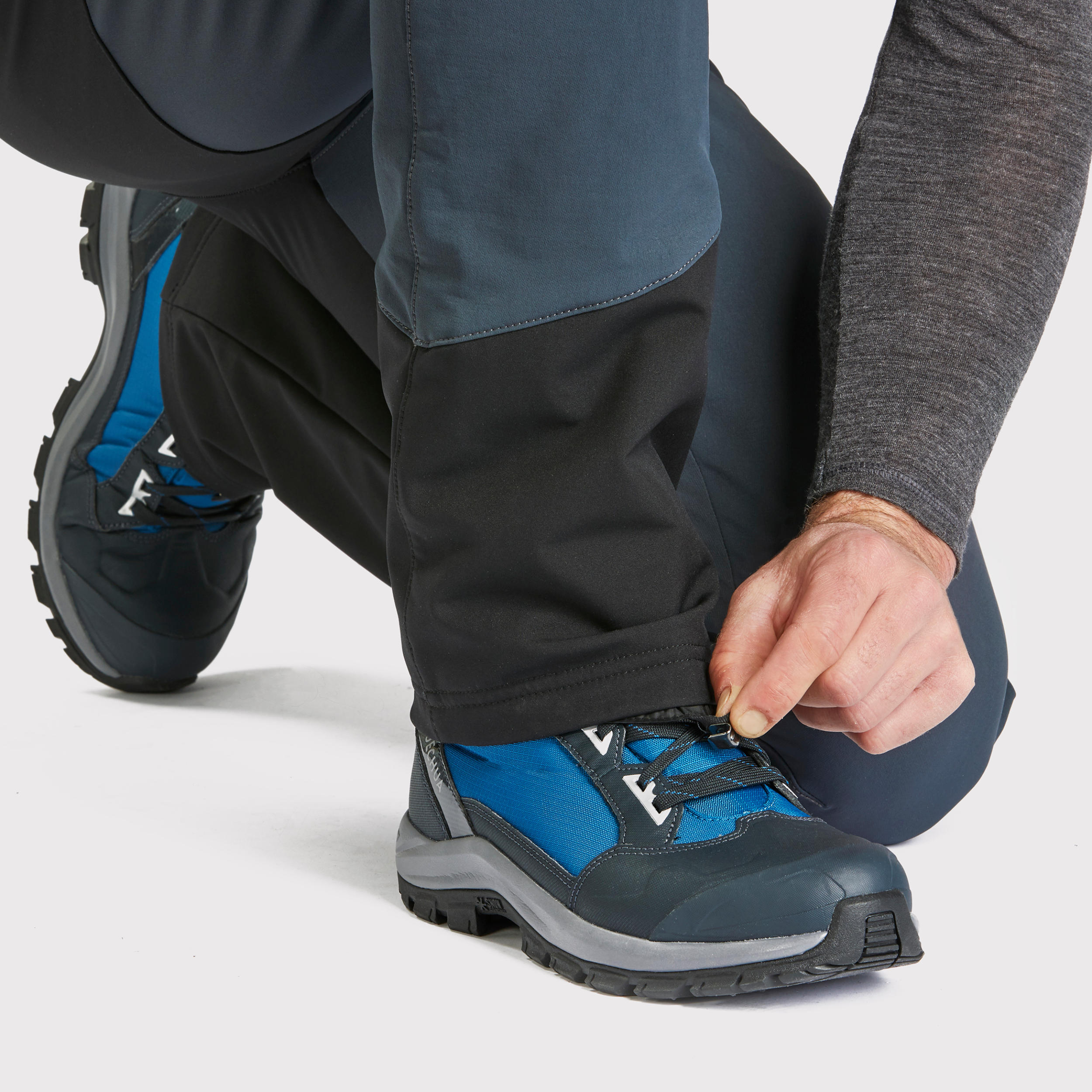 Men’s Warm Water-repellent Ventilated Hiking Trousers - SH500 MOUNTAIN VENTIL   7/9