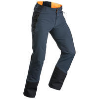 מכנסיים מחממים לגבר במיוחד לטיולים בשלג דגם SH520 - אפור/כתום.