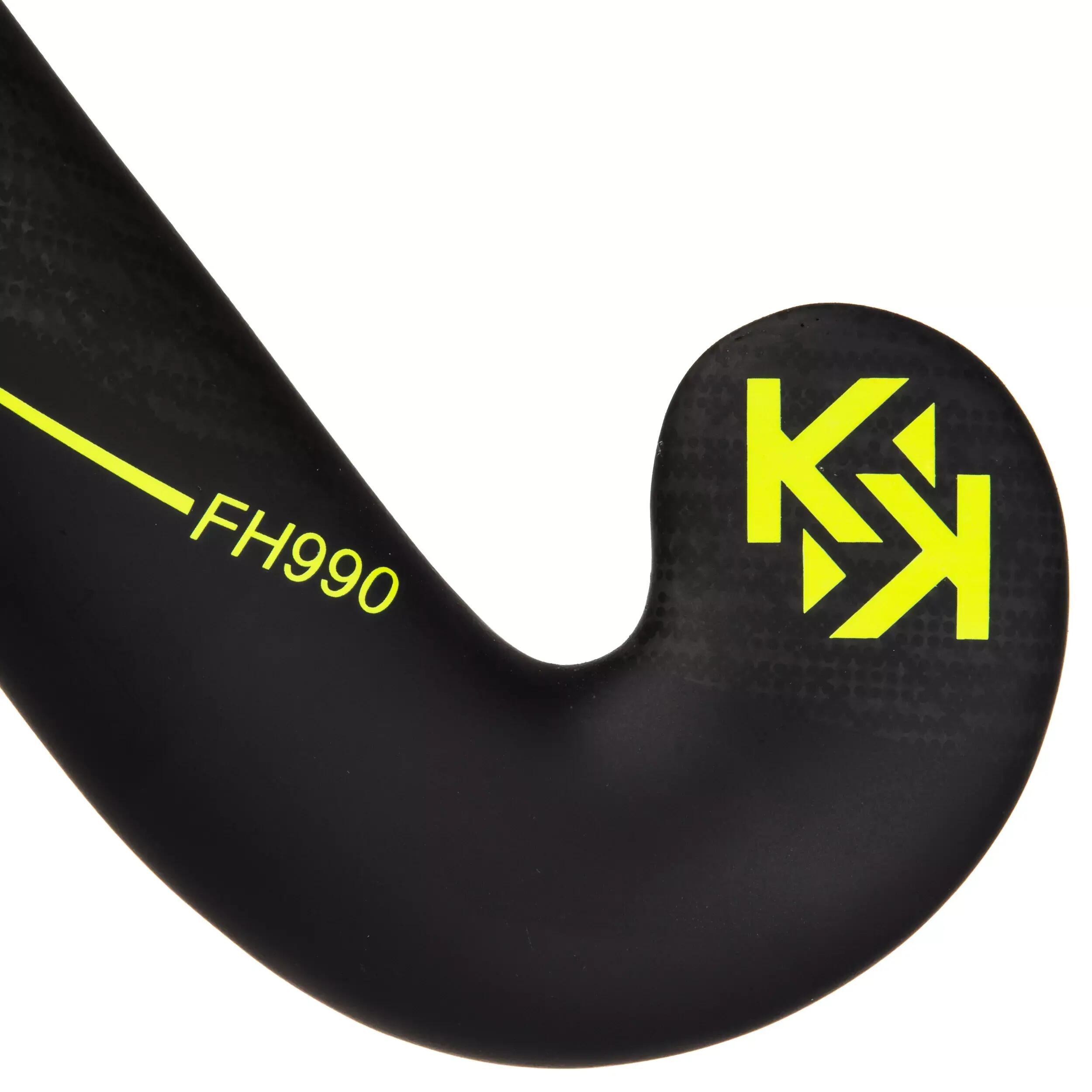 FH990 Adult Advanced 95% Carbon Field Hockey Mid Bow Stick - Yellow 7/9