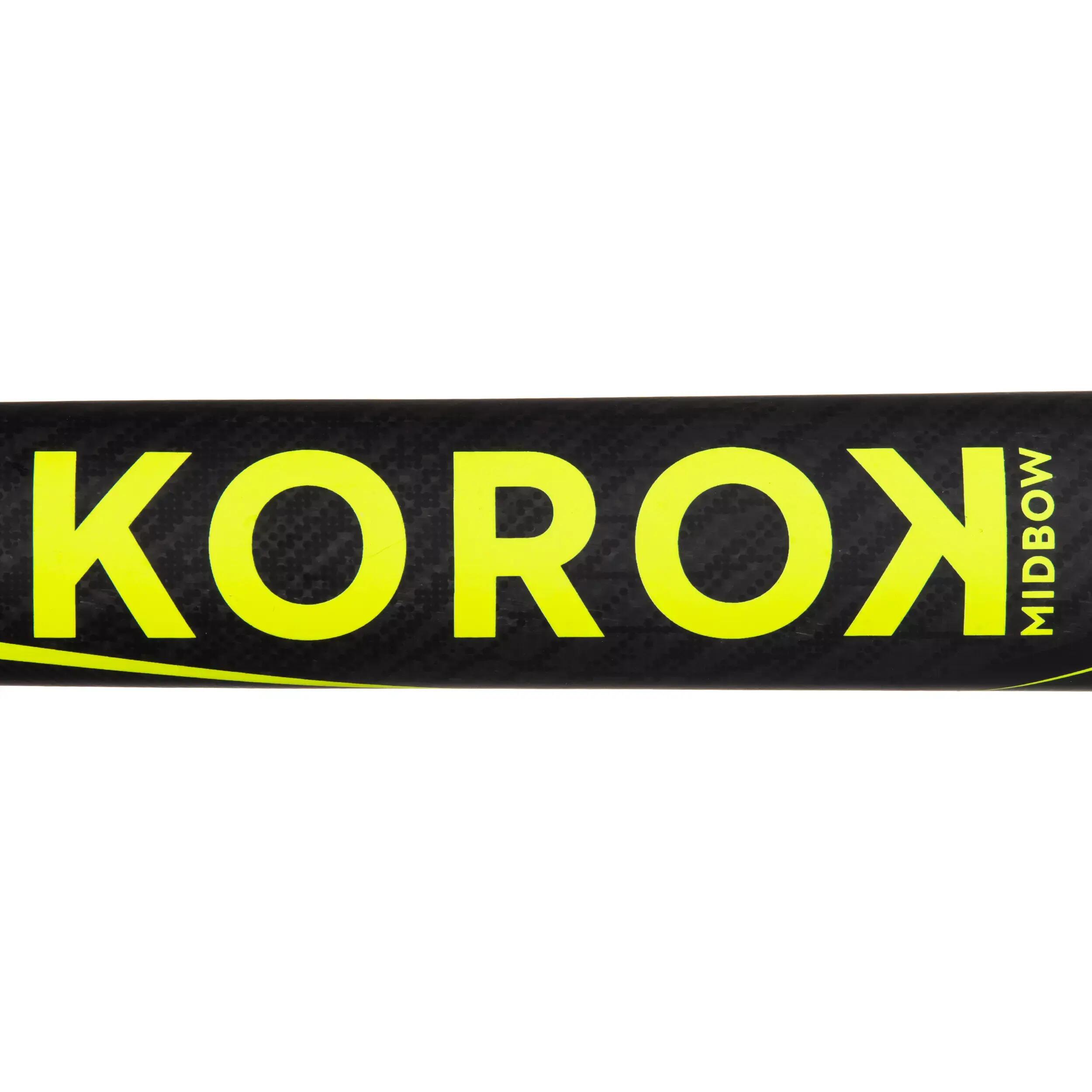 FH990 Adult Advanced 95% Carbon Field Hockey Mid Bow Stick - Yellow 3/9