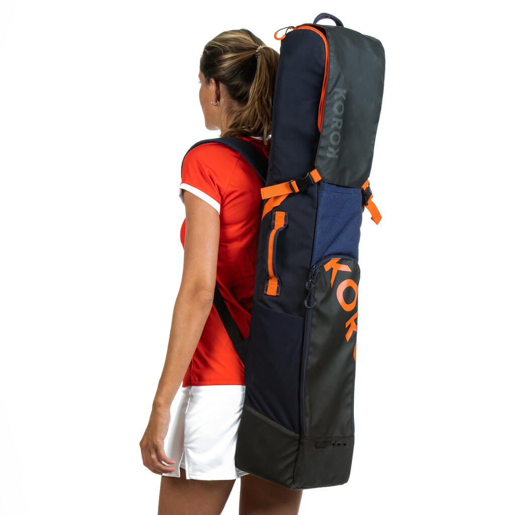 Kids'/Adult Medium Volume Field Hockey Stick Bag FH540 - Blue/Orange