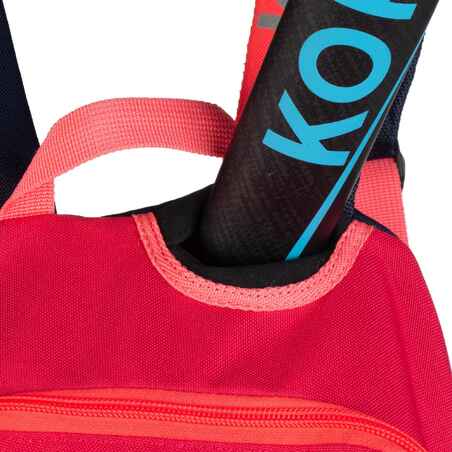 FH100 Kids' Field Hockey Backpack - Blue/Pink