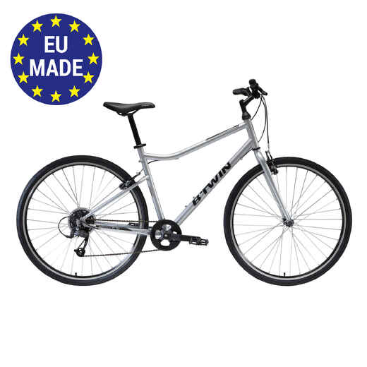 
      VÉLO TOUT CHEMIN RIVERSIDE 120 GRIS METAL
  