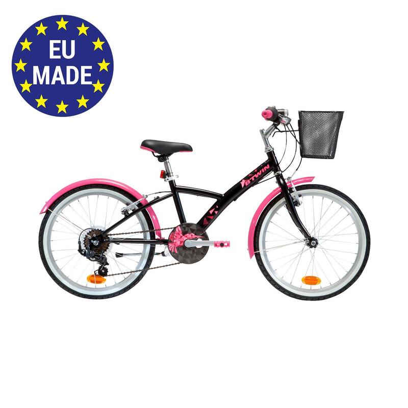 PRODUCTO OCASIÓN: BICICLETA DE NIÑA POLIVALENTE ORIGINAL 500 20" 6-9 AÑOS