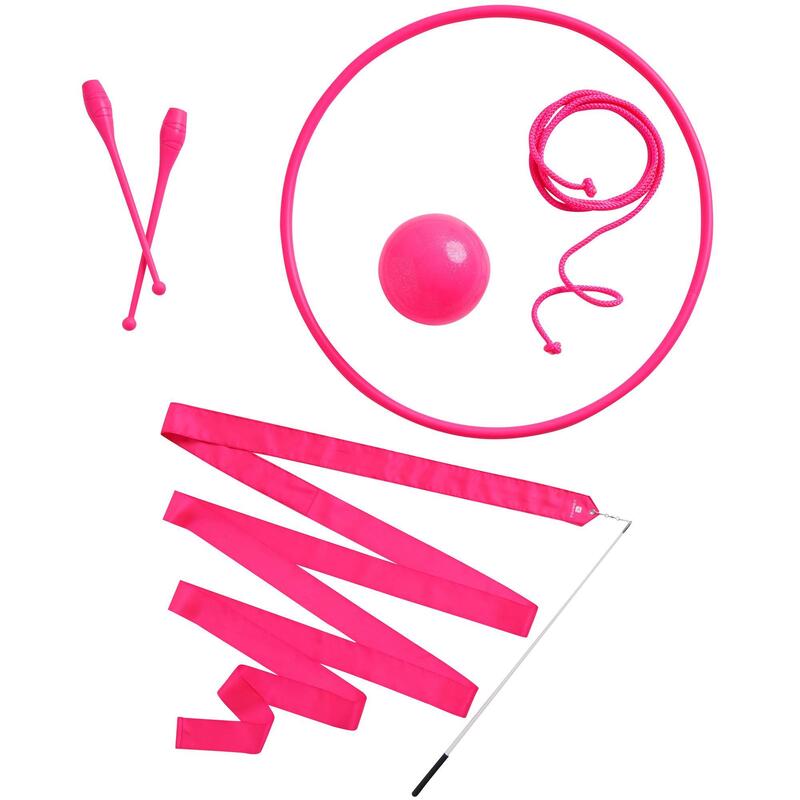 Aro de Gimnasia Rítmica Hula Hoop de 65 cm rosa