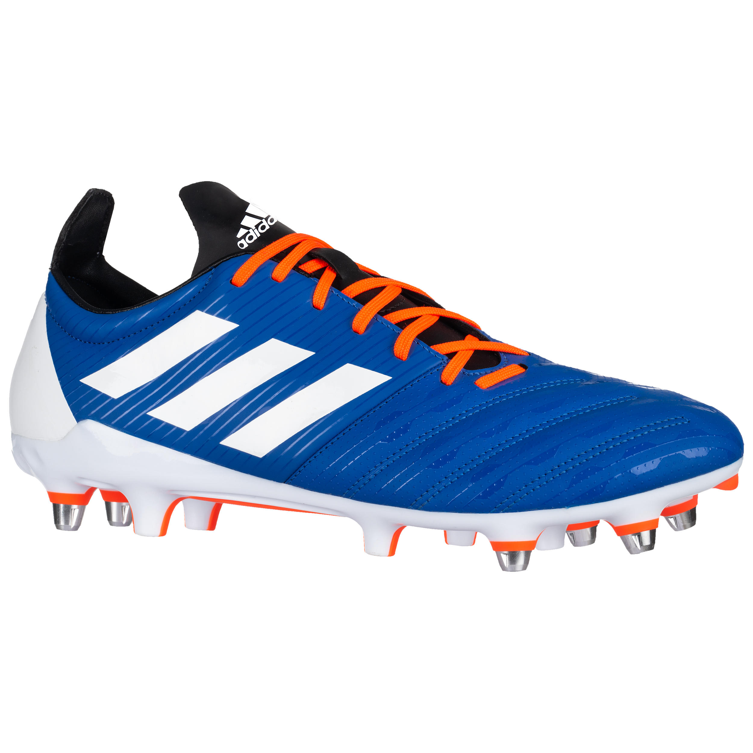 crampons adidas blanc et bleu