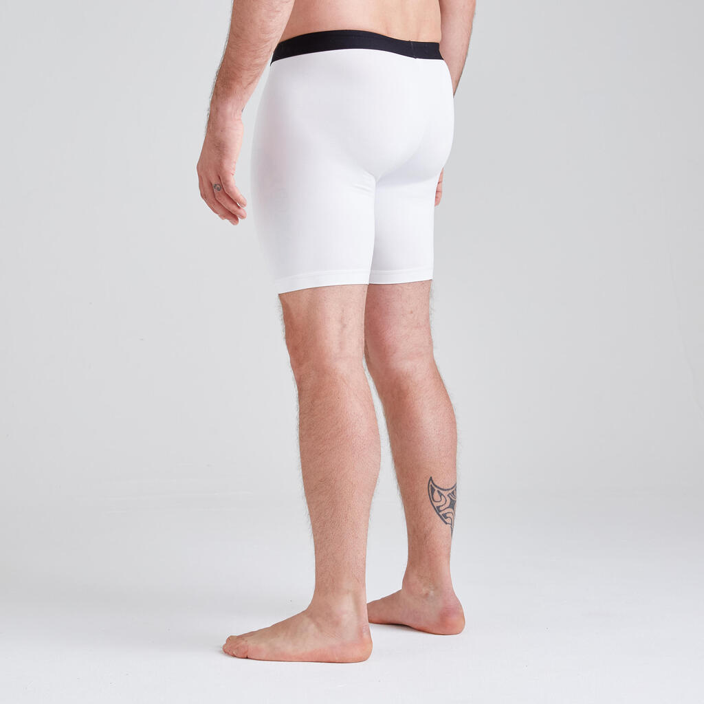 Adult Football Undershorts Keepdry 100 - White