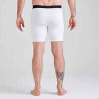 Adult Football Undershorts Keepdry 100 - White