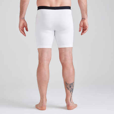 Adult Football Undershorts Keepdry 100 - White