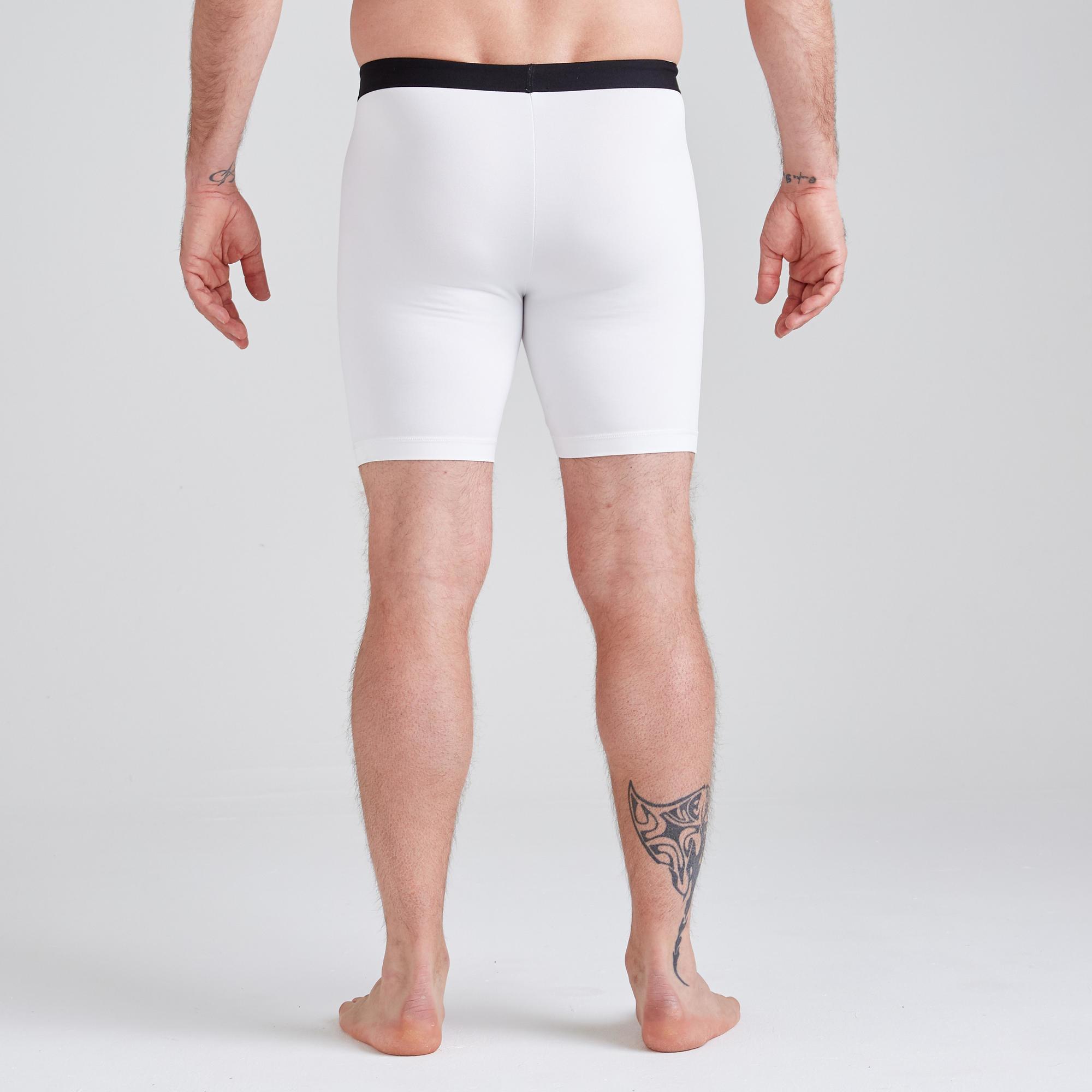 Keepdry 100 adult soccer shorts white