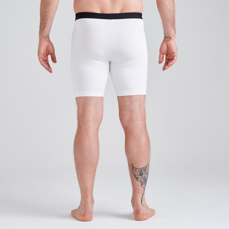 Voetbalthermoshort voor volwassenen Keepcomfort wit