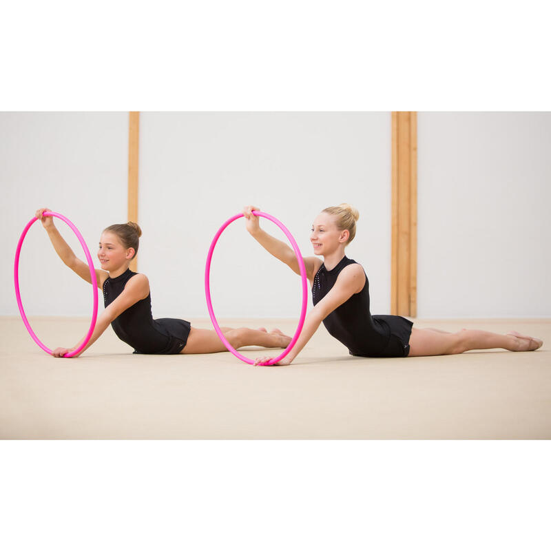 Obruč na moderní gymnastiku 65 cm růžová