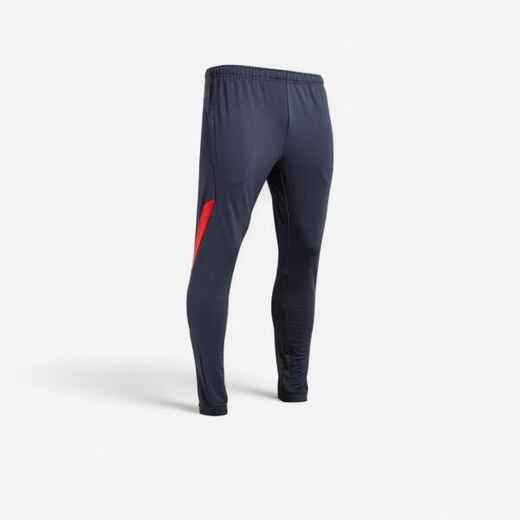 
      PANTALONE ZA FUDBAL T500 ZA ODRASLE SIVO-CRVENE
  