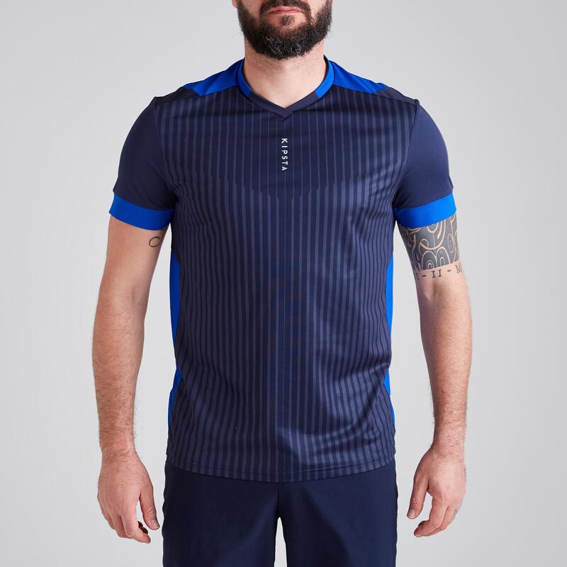 Camisola de Futebol Adulto F500 Azul-marinho