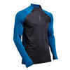Sweatshirt T500 1/2 Zip Erwachsene blau Limited Edition
