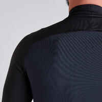 T500 Adult 1/2 Zip Football Training Sweatshirt - Carbon Black